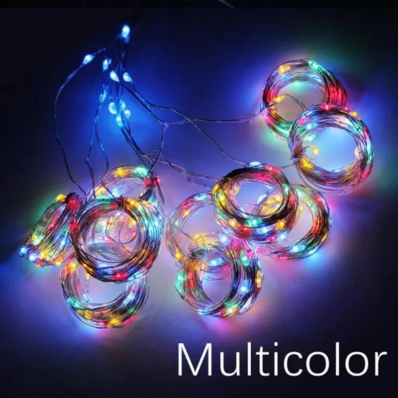 Lumières de Noël LED pour cascades - Atmosphère magique pour les fêtes de fin d'année