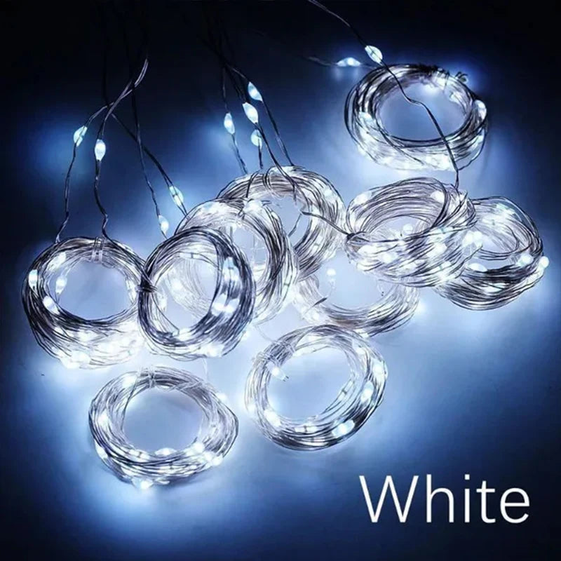 Lumières de Noël LED pour cascades - Atmosphère magique pour les fêtes de fin d'année